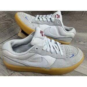 Nike SB Force 58 Premium Football Grey Gum Blue Mens Shoes 6 DV5476-001